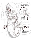 Self-bondage drawing needs translation – translated!
