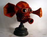 Bob Basset leather gramophone mask