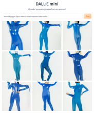  dallemini_bound and gagged figure skater in blue transparent latex zentai.png