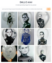  pencil portrait of huge transparent latex balloon with emma watson in a turtleneck latex leotard inside.png