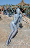 swimming in zentai wetlook