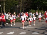 Girls in shiny Danskin tights (The Flower Festival in NL)