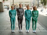 Lycra catsuits in ad campaign