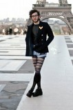 France, Paris, Man in pantyhose