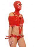 Stumbled upon on eBay.<br />Latex restricting suit? harness? Any good for self-bondage?