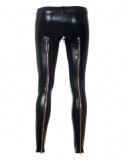 kova & t Oxy latex leggings with zipped back seams