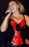 Charlotte Church in latex