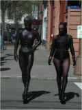 pantyhose encasement in public