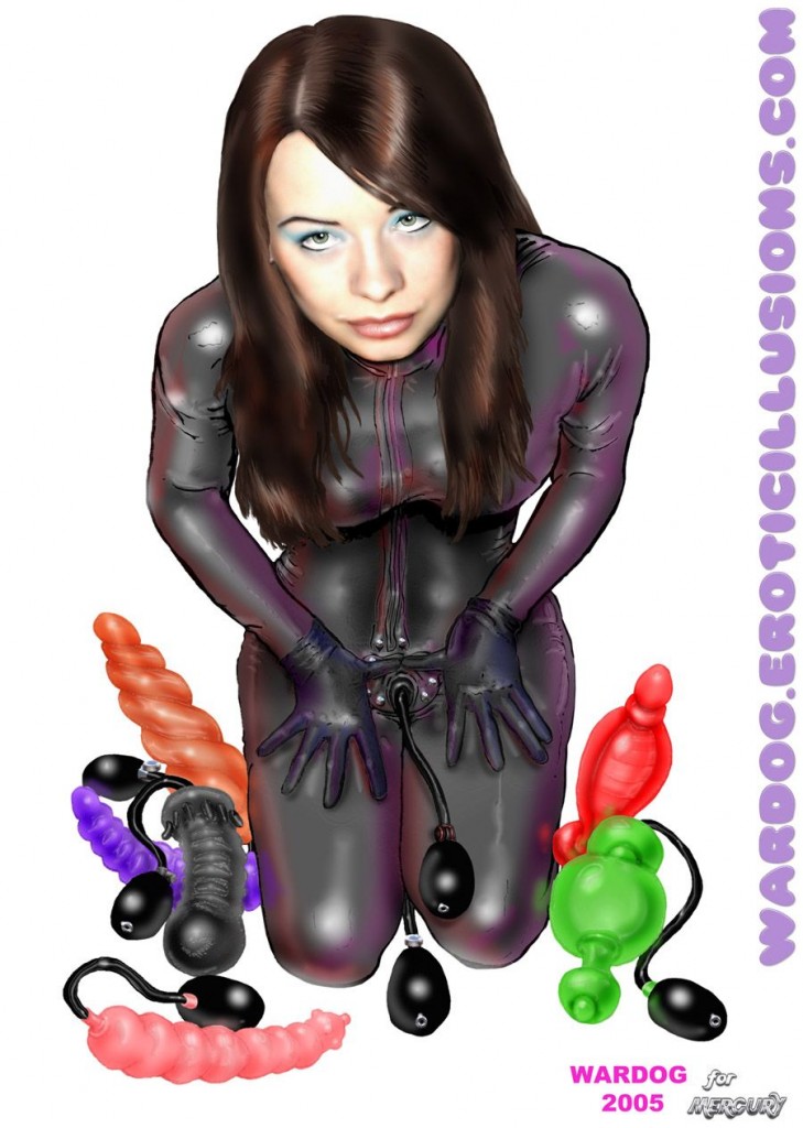 Wardog bondage fetish latex art (17)