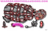 Wardog bondage fetish latex art (12)