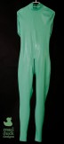 Latex catsuit with built-in single-glove on eBay