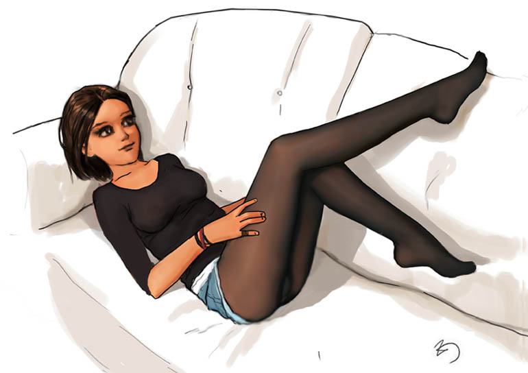 Pantyhose art forum thread. 