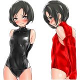 single-glove armbinder bondage leotard swimsuit