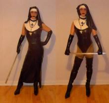  Rubber nun w yardstick.JPG