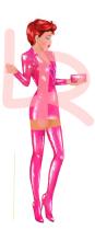  Andy in pink latex mini dress and Pink Boots LR.jpg