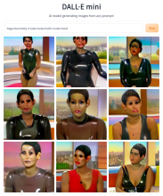  dallemini_Naga Munchetty in latex leotard with a latex hood-01.png