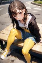  latex-fetish-art-80_girl_in_yellow_latex_pantyhose_jeans_mini_shorts_sneakers.jpg thumbnail